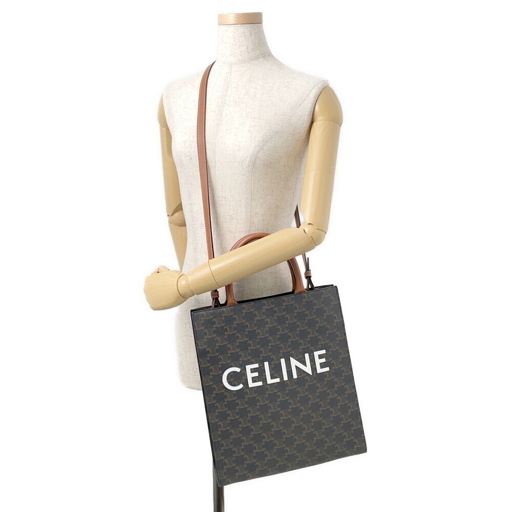 Celine Tote Bag Vertical Cabas Triomphe - Picture 5 of 12
